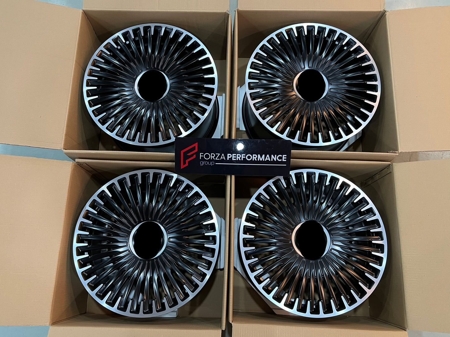 We produced premium quality forged wheels rims for MERCEDES BENZ S CLASS W223 Our wheels sizes: Front 22 x 9 ET 31 Rear 22 x 10 ET 35 Finishing: Matt Black + Polished Face Forged wheels can be produced in any wheel specs by your inquiries and we can provide our specs