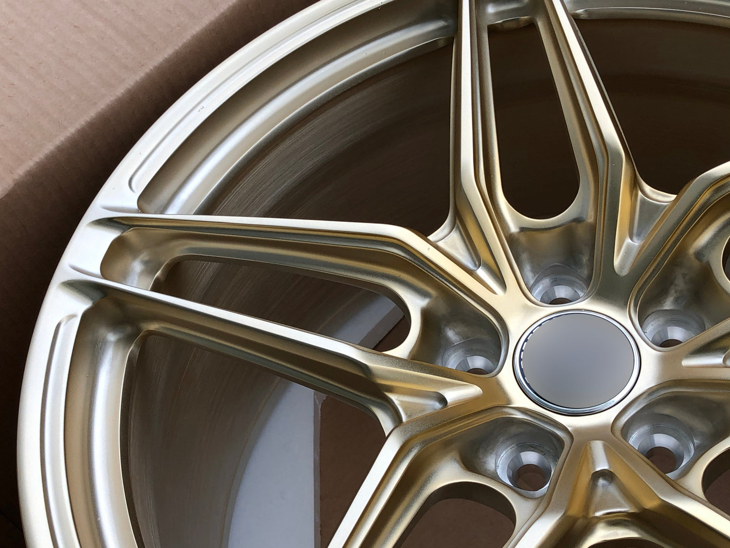 HRE P107SC FORGED WHEELS FOR MCLAREN 720S Frozen Gold color