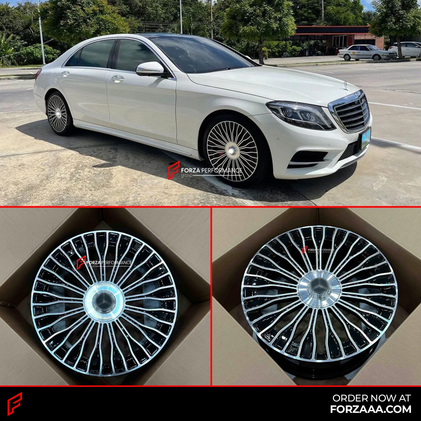 FORGED WHEELS RIMS 20 INCH FOR MERCEDES BENZ S CLASS W223 style on W222 S class