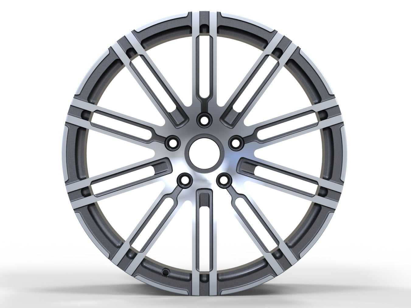 We manufacture premium quality forged wheels rims for   PORSCHE 911 in any design, size, color.  Wheels size:  Front: 22 x 10 ET 48  Rear: 22 x 11.5 ET 61  PCD: 5 x 130  CB: 71.6  Forged wheels can be produced in any wheel specs by your inquiries and we can provide our specs   Compared to standard alloy cast wheels, forged wheels have the highest strength-to-weight ratio; they are 20-25% lighter while maintaining the same load factor.  Finish: brushed, polished, chrome, two colors, matte, satin, gloss