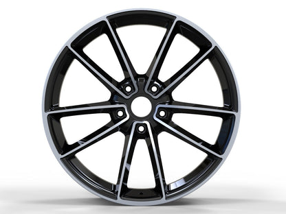 We manufacture premium quality forged wheels rims for   PORSCHE 911 in any design, size, color.  Wheels size:  Front: 22 x 10 ET 48  Rear: 22 x 11.5 ET 61  PCD: 5 x 130  CB: 71.6  Forged wheels can be produced in any wheel specs by your inquiries and we can provide our specs   Compared to standard alloy cast wheels, forged wheels have the highest strength-to-weight ratio; they are 20-25% lighter while maintaining the same load factor.  Finish: brushed, polished, chrome, two colors, matte, satin, gloss