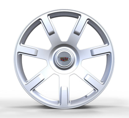 We manufacture premium quality forged wheels rims for   CADILLAC ESCALADE GMT1XX 2021+ in any design, size, color.  Wheels size: 22 x 9 ET 28  PCD: 6 X 139.7  CB: 78.1  Forged wheels can be produced in any wheel specs by your inquiries and we can provide our specs   Compared to standard alloy cast wheels, forged wheels have the highest strength-to-weight ratio; they are 20-25% lighter while maintaining the same load factor.  Finish: brushed, polished, chrome, two colors, matte, satin, gloss