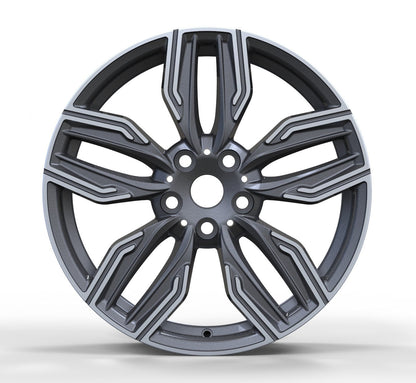 We manufacture premium quality forged wheels rims for   BMW X5 G05 X6 G06 X7 G07 in any design, size, color.  Wheels size:  Front: 22 x 9.5 ET 32-37  Rear: 22 x 10.5 ET 43  PCD: 5 X 112  CB: 66.6   Forged wheels can be produced in any wheel specs by your inquiries and we can provide our specs   Compared to standard alloy cast wheels, forged wheels have the highest strength-to-weight ratio; they are 20-25% lighter while maintaining the same load factor.