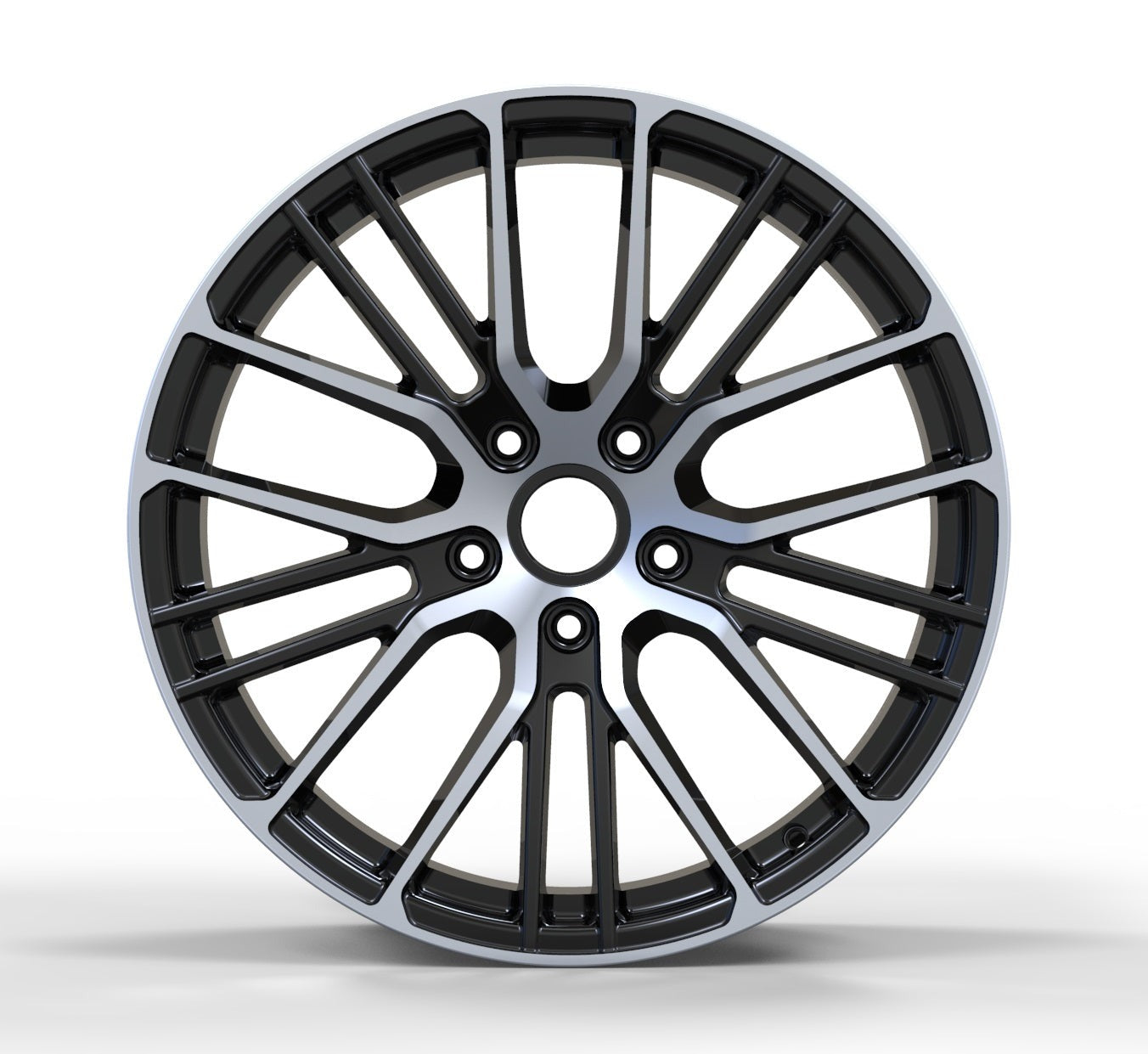 We manufacture premium quality forged wheels rims for   PORSCHE 911 in any design, size, color.  Wheels size:  Front: 22 x 10 ET 48  Rear: 22 x 11.5 ET 61  PCD: 5 x 130  CB: 71.6  Forged wheels can be produced in any wheel specs by your inquiries and we can provide our specs   Compared to standard alloy cast wheels, forged wheels have the highest strength-to-weight ratio; they are 20-25% lighter while maintaining the same load factor.  Finish: brushed, polished, chrome, two colors, matte, satin, gloss