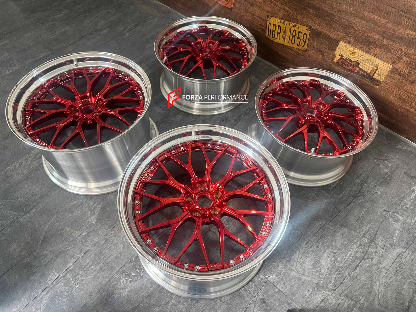 ANRKY RETRO RS-1 20 21 INCH FORGED WHEELS RIMS for LAMBORGHINI HURACAN LP580 LP610 SPYDER