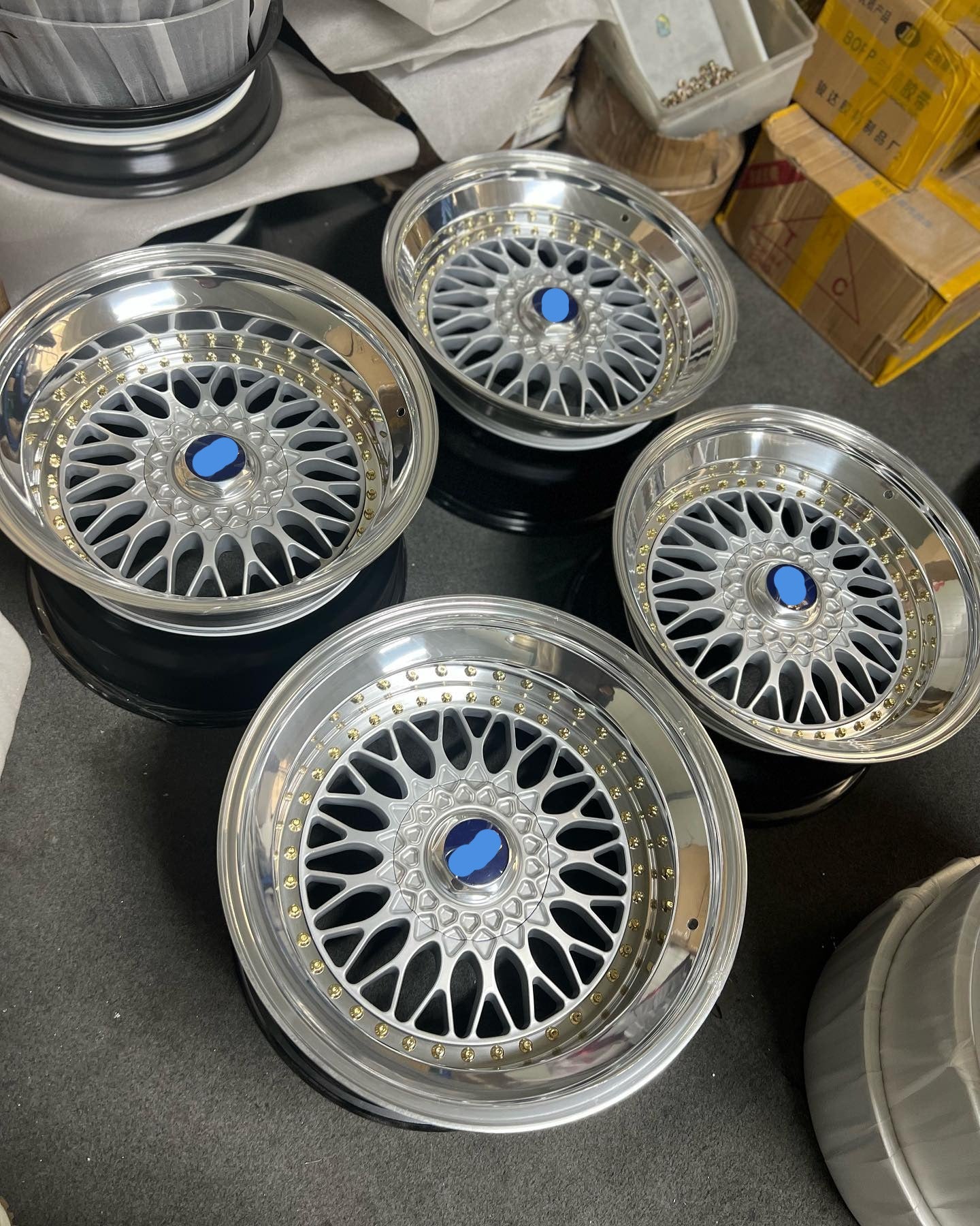 フォルクスワーゲン ゴルフ用 3ピース鍛造ホイール
