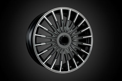 BRABUS MONOBLOCK ZV We manufacture premium quality forged wheels rims for   MERCEDES BENZ GLS, GLS 63 AMG in any design, size, color.  Wheels size:  Front 24 x 10 ET 20  Rear 24 x 12 ET 44  PCD: 5 x 112  CB: 66,6  Forged wheels can be produced in any wheel specs by your inquiries and we can provide our specs