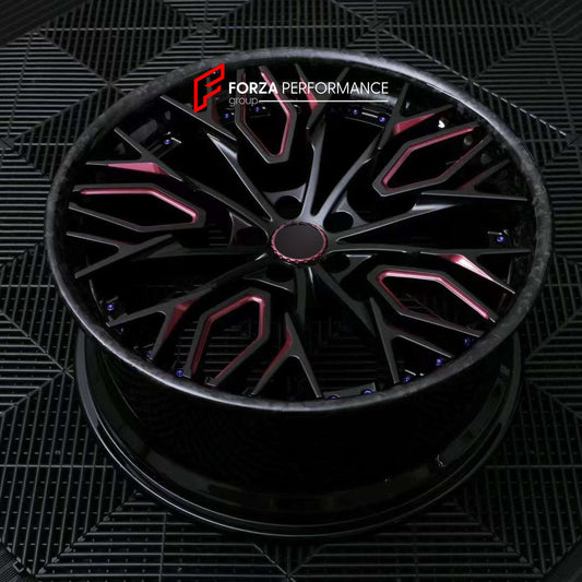 CARBON BARREL FORGED WHEELS RIMS MONOBLOCK CB-1 for ANY CAR