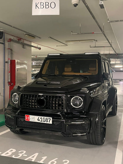 BRABUS MONOBLOCK Z We produced premium quality forged wheels rims for  MERCEDES BENZ G CLASS G63 G500 W463A W464  Our wheels sizes: 24 x 10 ET 0   Finishing: Black Diamond  Forged wheels can be produced in any wheel specs by your inquiries and we can provide our specs