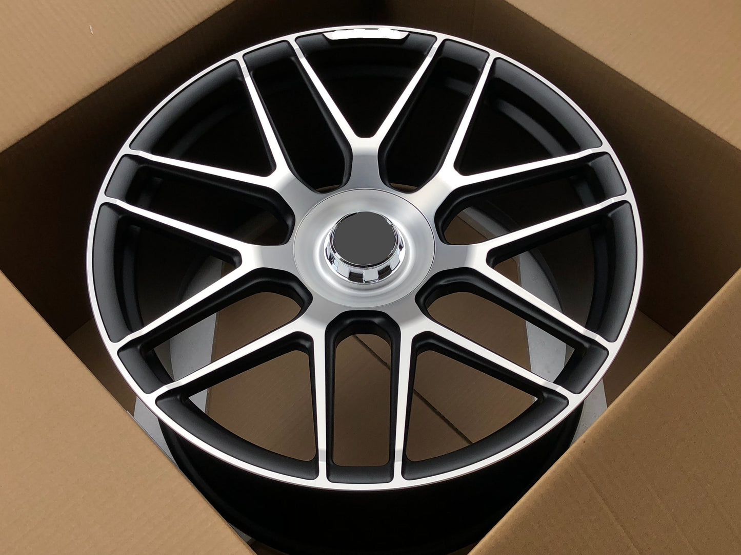 We produced premium quality forged wheels rims for  MERCEDES BENZ S CLASS COUPE S63 COUPE  Our wheels sizes:   Front 20 x 8.5 ET 39  Rear 20 x 9.5 ET 39  Finishing: Machined Face  Forged wheels can be produced in any wheel specs by your inquiries and we can provide our specs