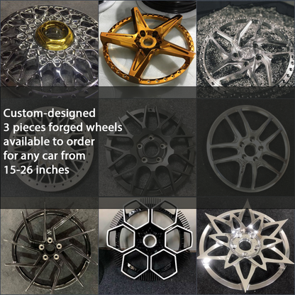 レクサス ES GS IS用アフターマーケット3ピース鍛造ホイール