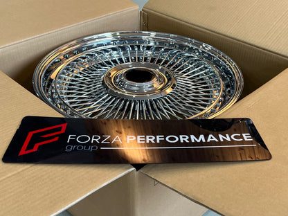 We manufacture premium quality forged wire wheels rims for   CADILLAC ESCALADE CT4 CT6 XT6 CT5 XT4 XT5 CTS in any design, size, color.  Central Part: Stainless Steel  Spokes: 20 inch - 100 Spokes   22 inch - 140 Spokes   24 inch - 180 Spokes  26 inch - 200 Spokes  Forged wire wheels can be produced in any wheel specs by your inquiries and we can provide our specs 