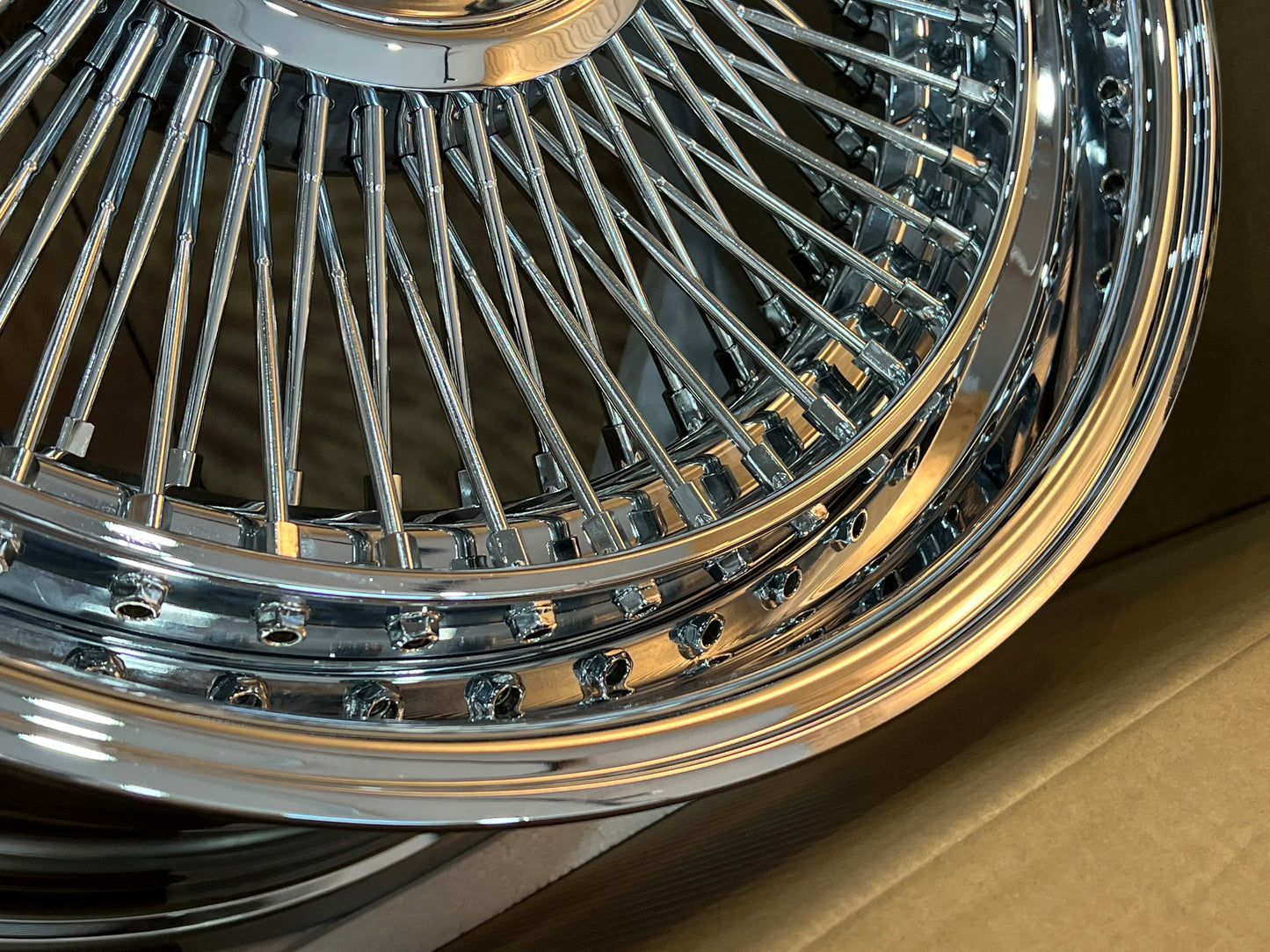 We manufacture premium quality forged wire wheels rims for   CADILLAC ESCALADE CT4 CT6 XT6 CT5 XT4 XT5 CTS in any design, size, color.  Central Part: Stainless Steel  Spokes: 20 inch - 100 Spokes   22 inch - 140 Spokes   24 inch - 180 Spokes  26 inch - 200 Spokes  Forged wire wheels can be produced in any wheel specs by your inquiries and we can provide our specs 