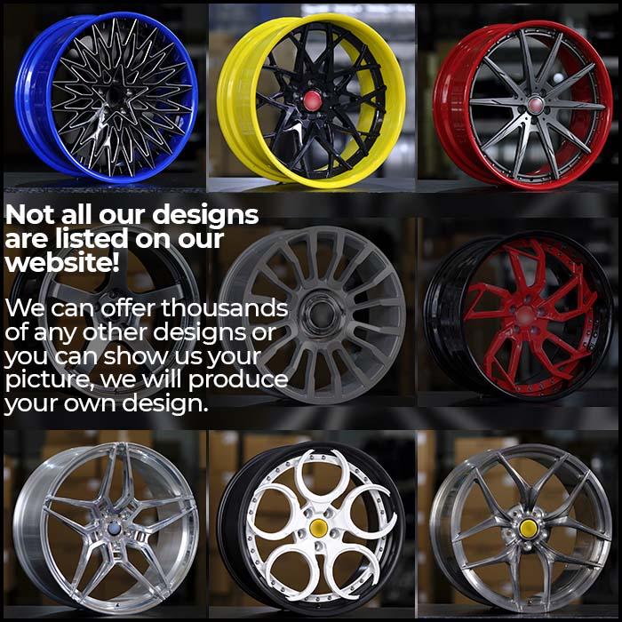 FORGED WHEELS RIMS FV1 for ALL MODELS