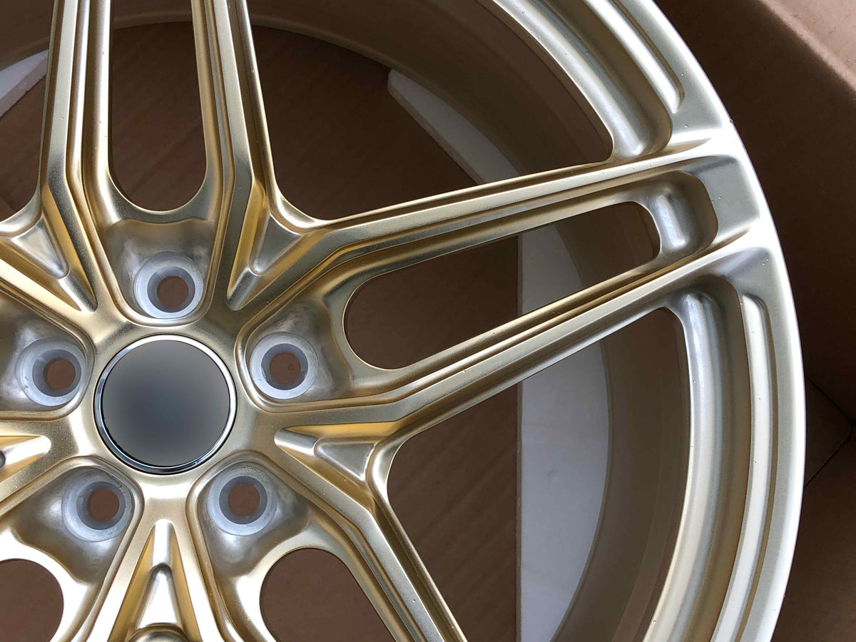 P107SC FORGED WHEELS FOR MCLAREN 720S Frozen Gold color