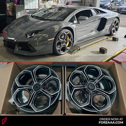 20 21 INCH FORGED WHEELS RIMS for LAMBORGHINI AVENTADOR LP800