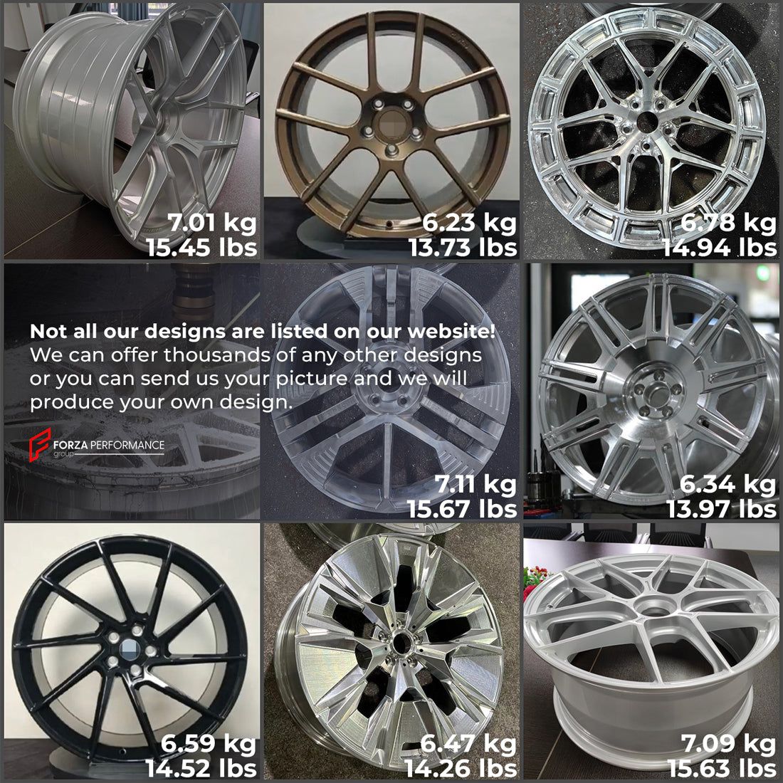 FORGED MAGNESIUM WHEELS for LAND ROVER DEFENDER L663 2021+