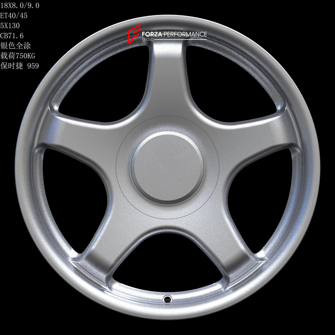 ポルシェ 959 用 18 インチ鍛造ホイールリム – Forza Performance Group JP