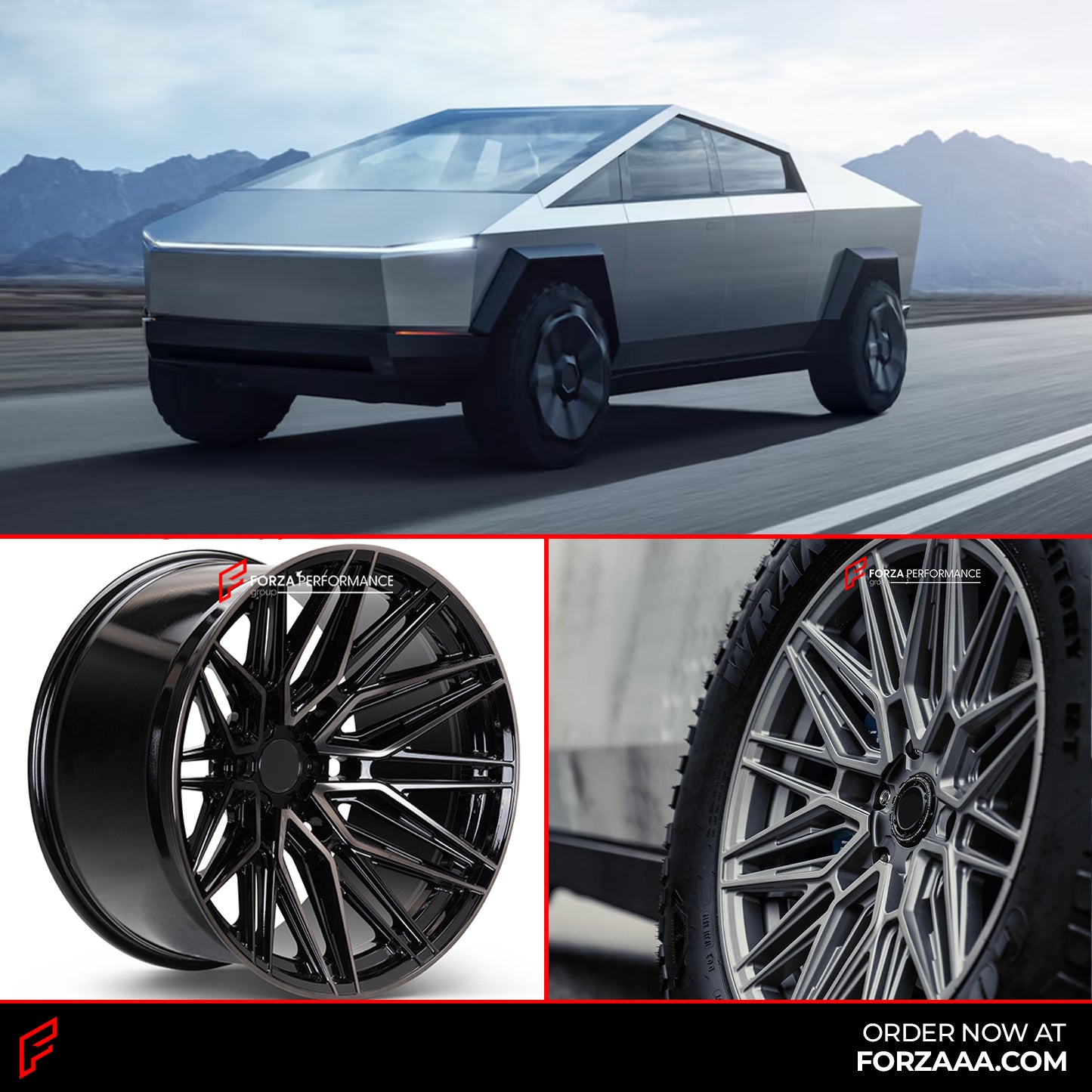 FORGED WHEELS RIMS AZ10 for TESLA CYBERTRUCK