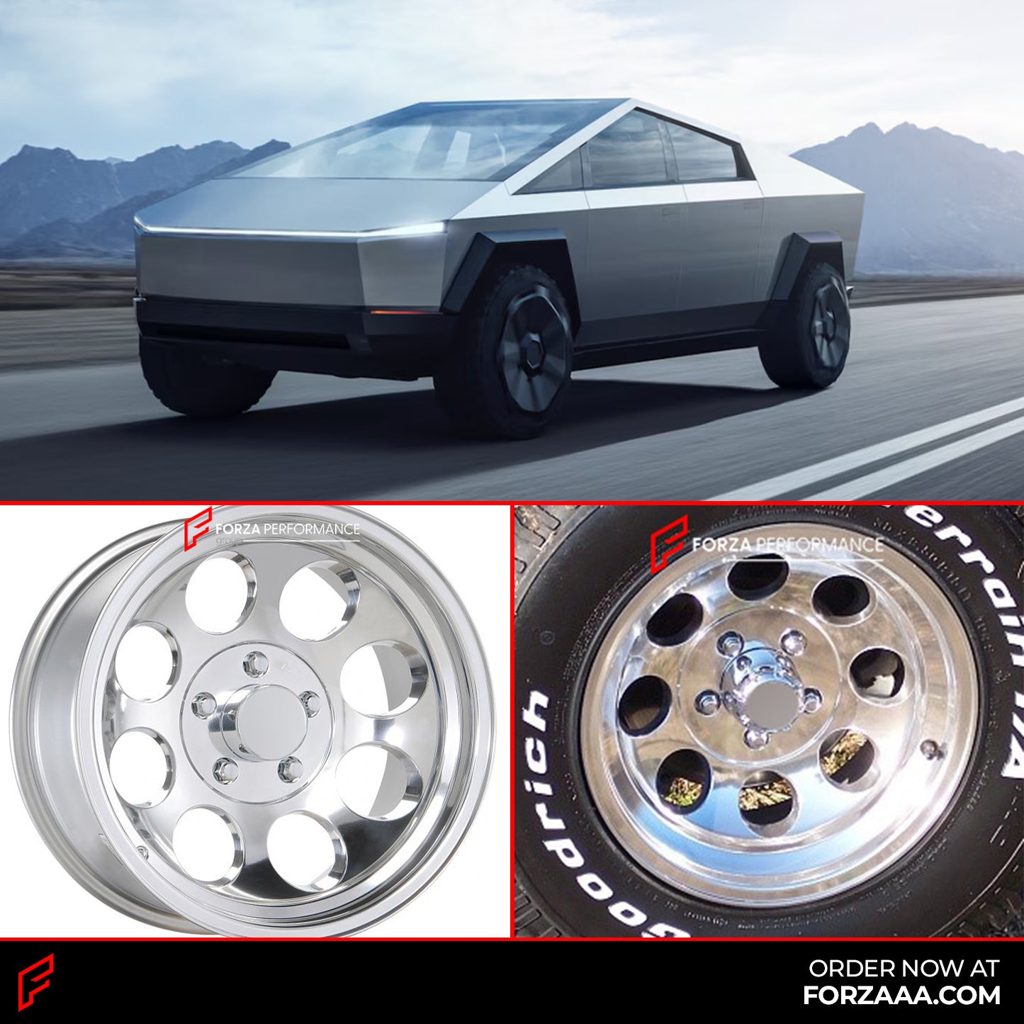 FORGED WHEELS RIMS AZ12 for TESLA CYBERTRUCK