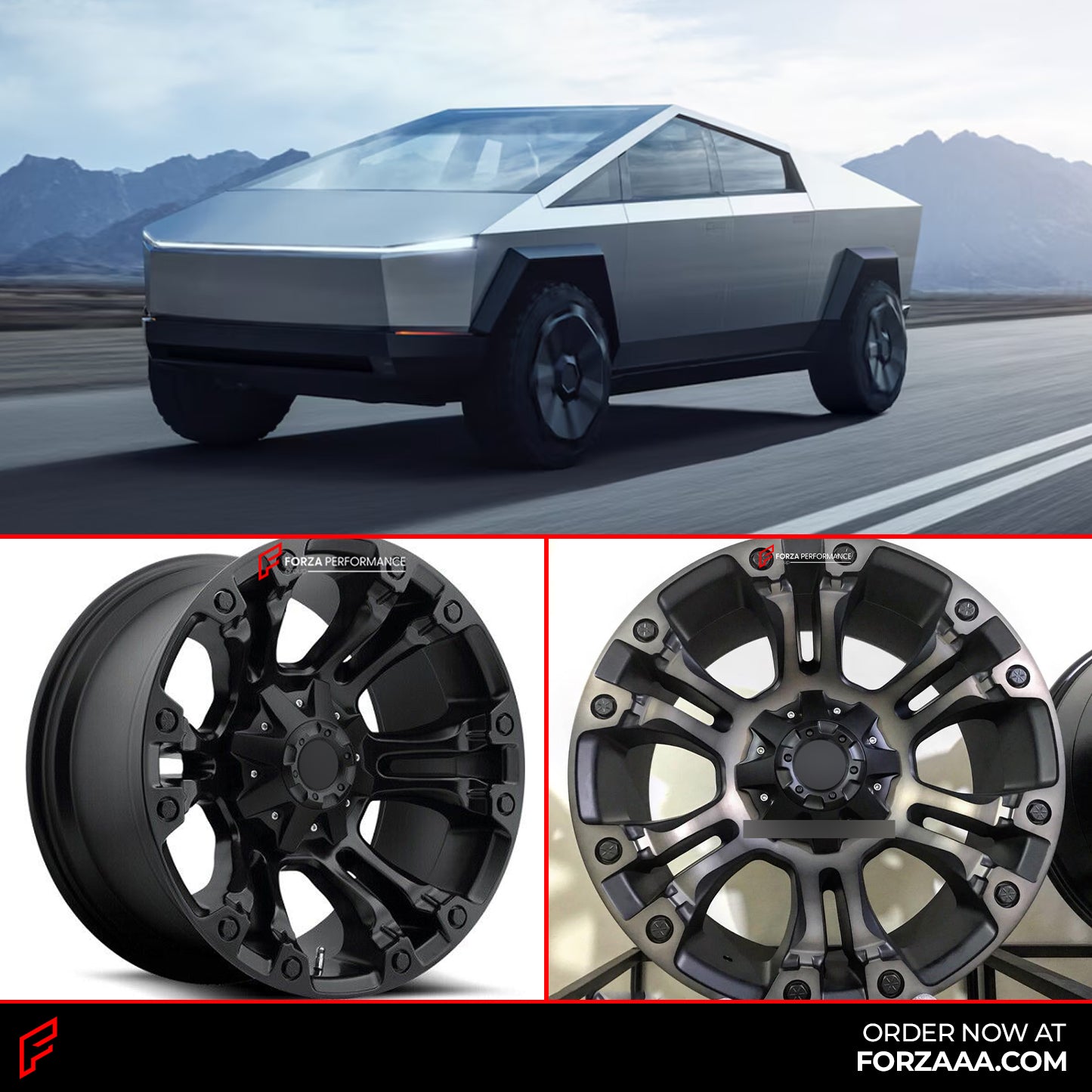 FORGED WHEELS RIMS AZ13 for TESLA CYBERTRUCK