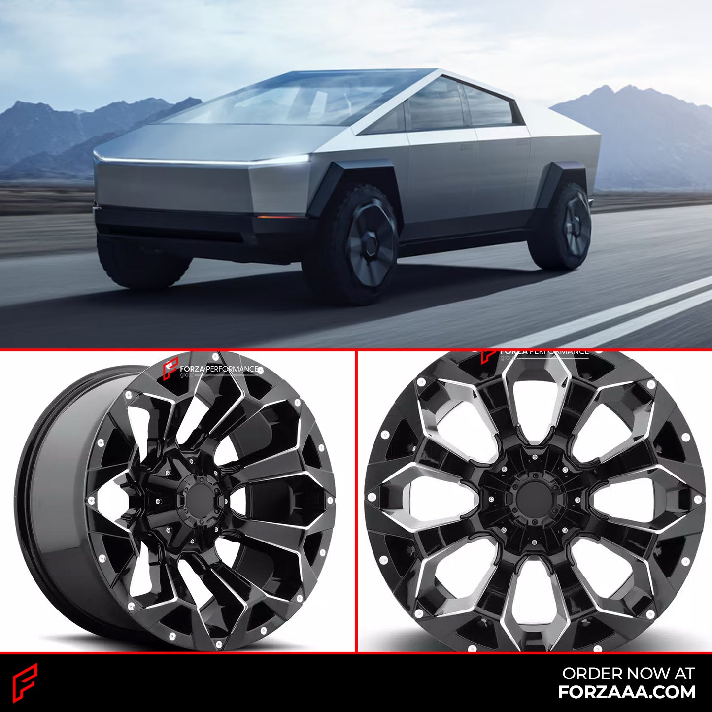 FORGED WHEELS RIMS AZ18 for TESLA CYBERTRUCK